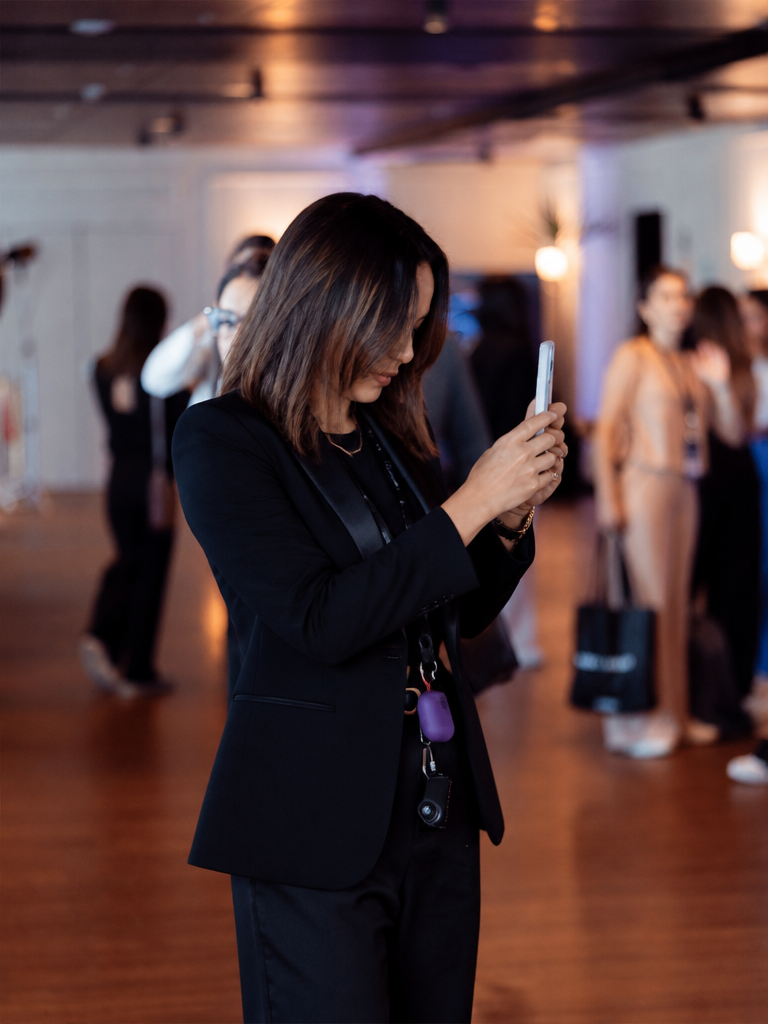 Cobertura de evento com captação por celular