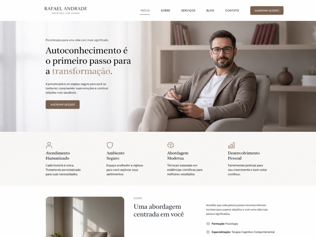 Site institucional desenvolvido pela Belfer